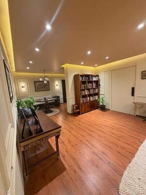 Living Room in 3 BHK Apartment at Bandra West – for Rent