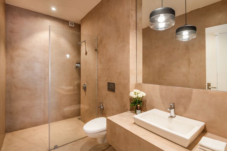 Bathroom, nerul 1 Bedroom 725 Sq.Ft. Apartment In Nerul Goa 10763634