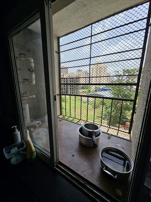 Balcony in 1 BHK Apartment at Piramal Vaikunth, Balkum Pada – for Rent