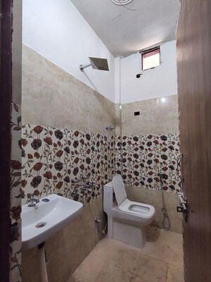 Bathroom in 1 BHK Builder Floor at Gamma Ii Greater Noida – for Rent