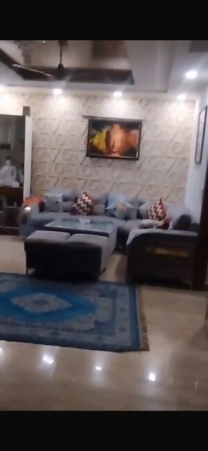 Living Room in 3 BHK Builder Floor at BPTP Parkland Pride, Sector 77 – for Rent