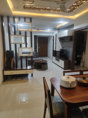 Living Room in 3 BHK Apartment at Manbhum Rhapsody, Financial District – for Rent