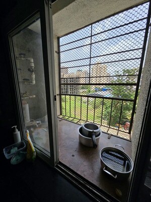 Balcony in 1 BHK Apartment at Piramal Vaikunth, Balkum Pada – for Rent