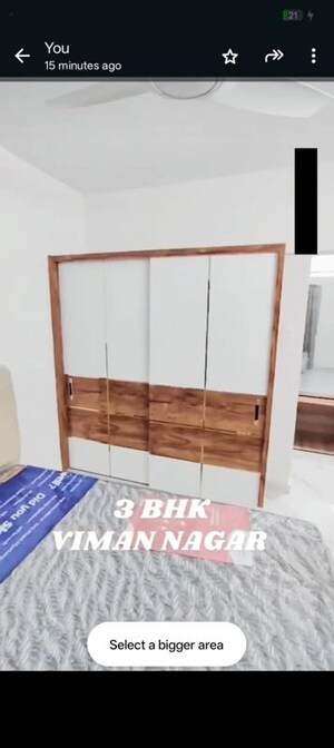 Bedroom in 3 BHK Apartment at Neco NX, Viman Nagar – for Rent
