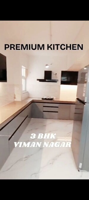 Kitchen in 3 BHK Apartment at Neco NX, Viman Nagar – for Rent