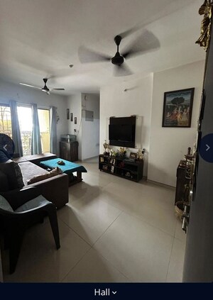 Living Room in 2 BHK Apartment at Cosmos Jewels, Ghodbunder Road – for Sale
