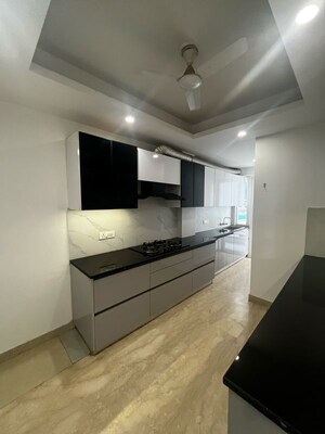 Kitchen in 3 BHK Builder Floor at Ansal Sushant Lok I, Sector 43 – for Rent