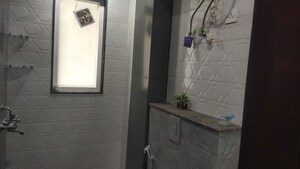 Bathroom in 3 BHK Builder Floor at Kohli One Malibu Town Plot, Sector 47 – for Rent