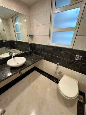 Bathroom in 2 BHK Apartment at Amal Juhu Sheetal CHS, Juhu – for Rent