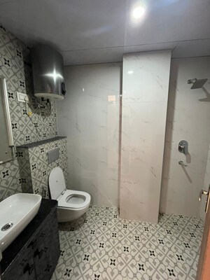 Bathroom in 1 BHK Builder Floor at Sushant Lok I – for Rent