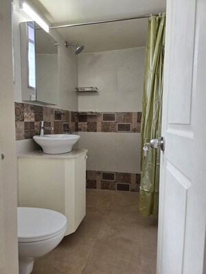 Washroom in 1 BHK Apartment at Bandra West – for Rent