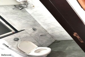 Bathroom in 1 BHK Apartment at Kargil Vijay Nagar – for Rent