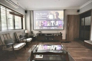Living Room in 1 BHK Apartment at Bandra West – for Rent