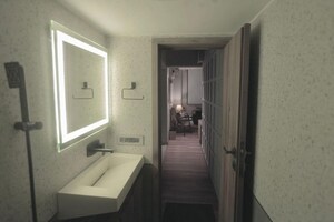 Attached Bathroom in 1 BHK Apartment at Bandra West – for Rent