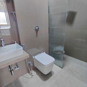 Bathroom in 2 BHK Apartment at Group Satellite Elegance, Goregaon East – for Rent