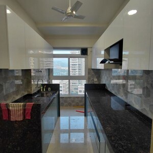 Kitchen in 2 BHK Apartment at Group Satellite Elegance, Goregaon East – for Rent