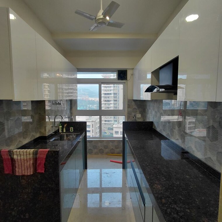Kitchen, group-satellite-elegance 2 Bedroom 635 Sq.Ft. Apartment In Goregaon East Mumbai 10763983