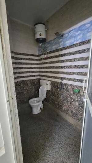 Bathroom in 1 BHK Builder Floor at Freedom Fighters Enclave – for Rent