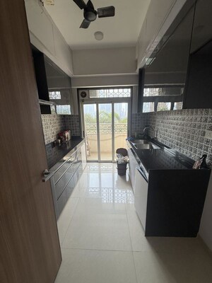 Building Lobby in 2 BHK Apartment at L&T Crescent Bay T2, Parel – for Sale