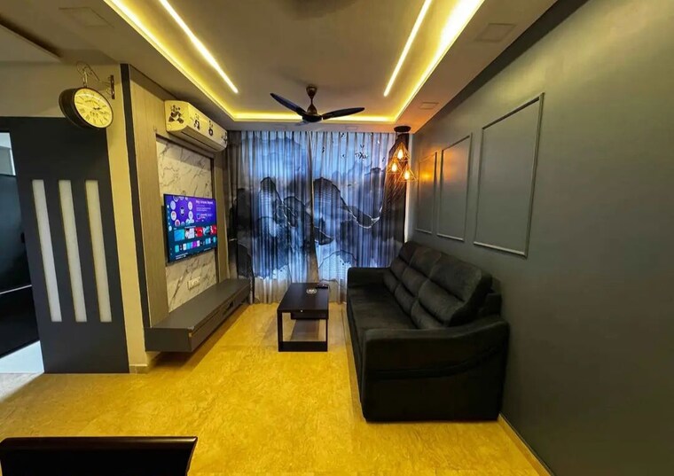 Living Room, borivali west 2 Bedroom 707 Sq.Ft. Apartment In Borivali West Mumbai 10764050
