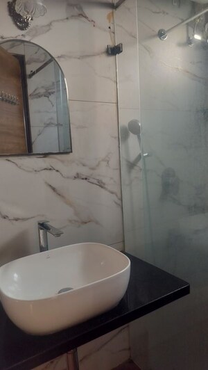 Bathroom in 3 BHK Builder Floor at Jubilee Hills – for Rent