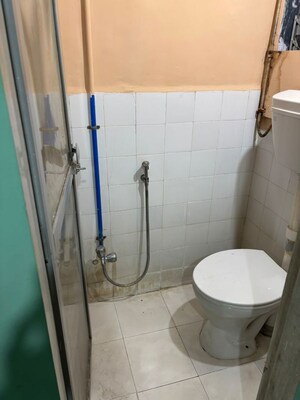Bathroom in 1 BHK Apartment at Lokpuram Complex, Vasant Vihar – for Rent