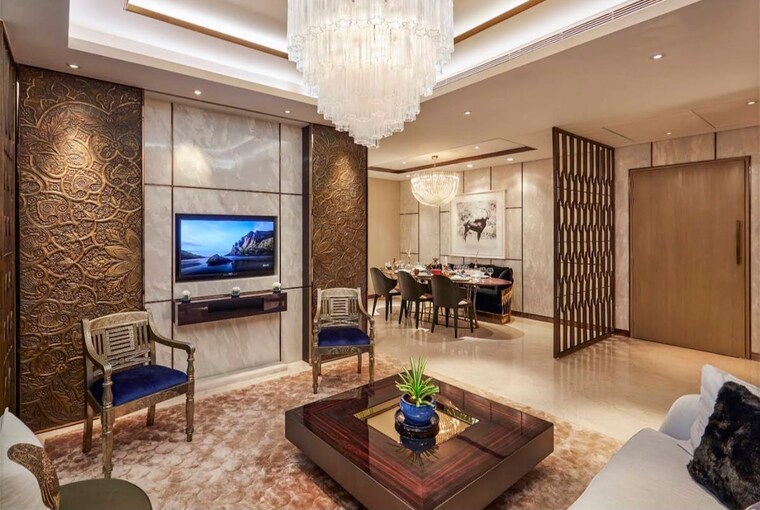 Living Room, lokhandwala-victoria 4 Bedroom 1726 Sq.Ft. Apartment In Worli Mumbai 10764073