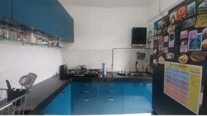 Kitchen in 1 BHK Apartment at Ashar Metro Towers, Vartak Nagar – for Sale