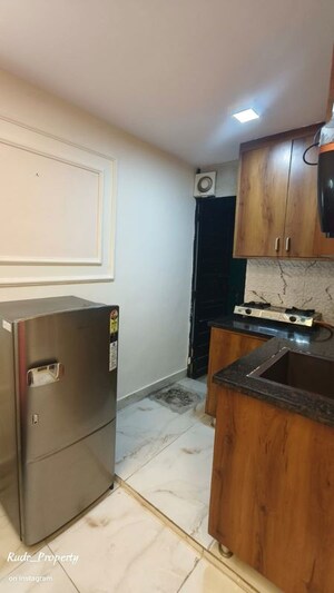 Kitchen in 1 RK Builder Floor at Lajpat Nagar – for Rent