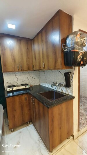 Kitchen in 1 RK Builder Floor at Lajpat Nagar – for Rent