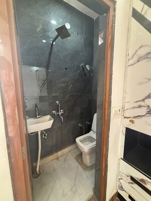 Bathroom in 2 BHK Builder Floor at Mansa Ram Park – for Rent