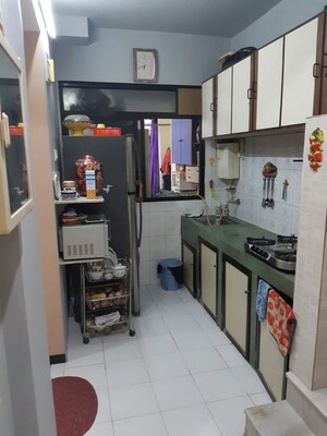 Kitchen in 1 BHK Apartment at Bharat CHS Sanpada, Sanpada – for Rent