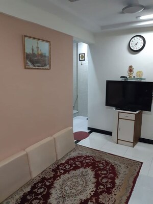 Living Room in 1 BHK Apartment at Bharat CHS Sanpada, Sanpada – for Rent