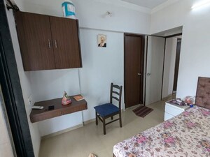 Master Bedroom in 1 BHK Apartment at Raunak Heights, Ghodbunder Road – for Rent