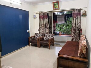 Living Room in 1 BHK Apartment at Vaishali Apartment Ghansoli, Ghansoli – for Sale