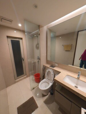 Bathroom in 3 BHK Apartment at One Hiranandani Park, Ghodbunder Road – for Sale