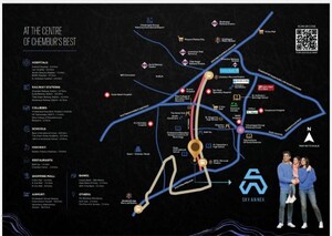 2 BHK Apartment – Map Location View at Sky Annex, Chembur - for Sale