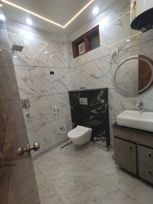 Bathroom in 2 BHK Builder Floor at Dwarka Mor – for Rent