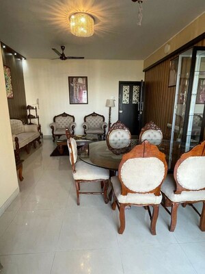 Living Room in 2.5 BHK Apartment at Vijay Enclave, Waghbil – for Rent