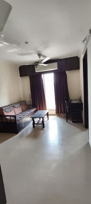 Living Room in 1 BHK Apartment at K M Horizon Palms, Owale – for Rent