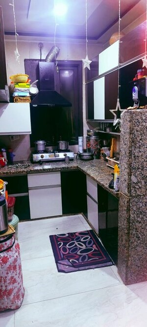 Kitchen in 3 BHK Apartment at Balaji Dwarika Galaxy, Shastripuram – for Rent