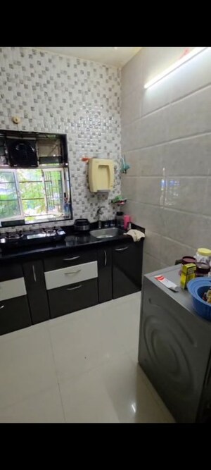 Kitchen in 1 BHK Apartment at Sankalp Siddhi Society, Malad East – for Sale