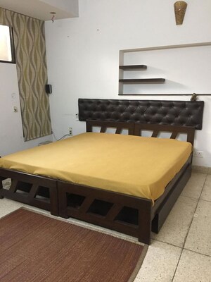Bedroom in 3.5 BHK Builder Floor at Safdarjung Enclave – for Rent