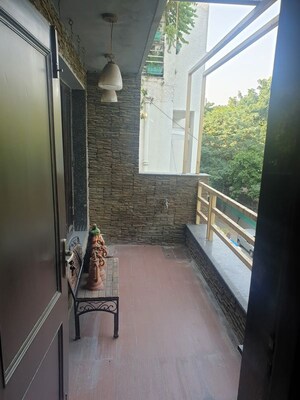 Balcony in 3 BHK Apartment at Kalkaji – for Rent