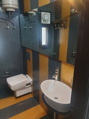Bathroom in 3 BHK Apartment at Kalkaji – for Rent