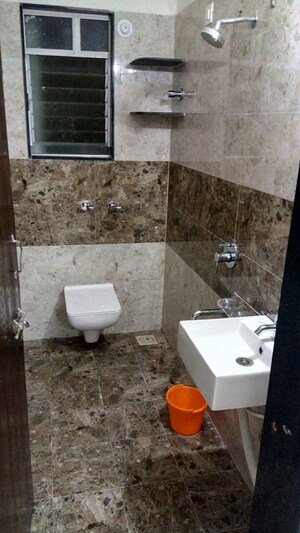 Bathroom in 1 BHK Apartment at Prachi Palash Paradise, Chinchwad – for Sale