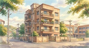  Apartment – Exterior View View at Saidapur - for Sale
