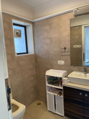 Attached Bathroom in 3 BHK Apartment at Andheri CHS, Andheri West – for Rent