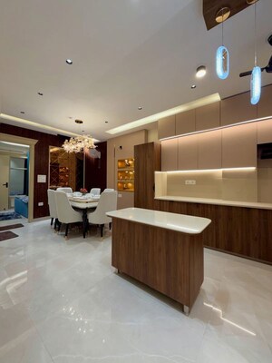 Kitchen in 3.5 BHK Builder Floor at State Bank Colony – for Rent