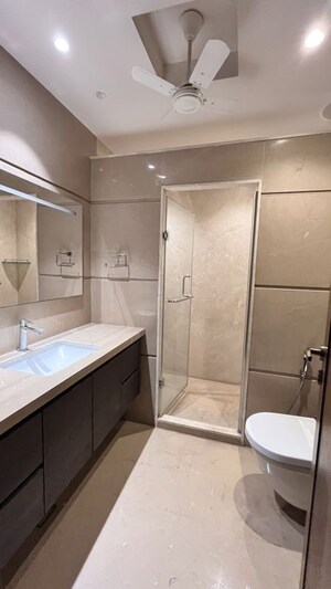 Attached Bathroom in 4 BHK Builder Floor at Greater Kailash I – for Rent